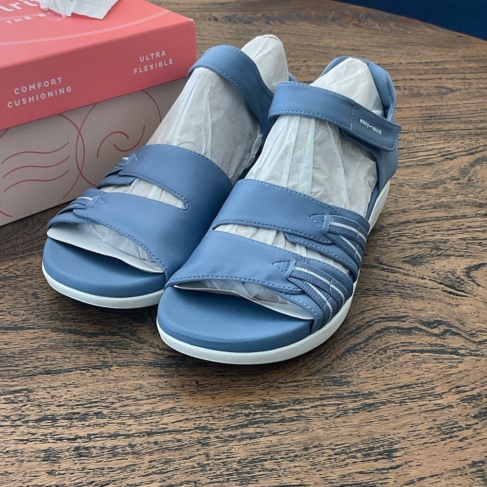 Easy Spirit Blue Comfort Sandals